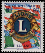 Italy 1967 Lions Club unmounted mint.