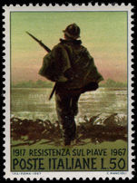 Italy 1967 50th Anniv of Stand on the Piave unmounted mint.
