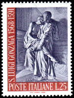 Italy 1968 St Aloysius unmounted mint.