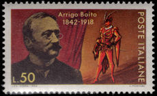 Italy 1968 Arrigo Boito unmounted mint.