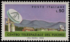 Italy 1968 Space Communication Centre unmounted mint.