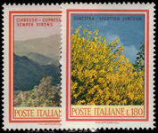 Italy 1968 Cypress and Broom unmounted mint.