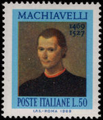 Italy 1969 Machiavelli unmounted mint.