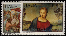 Italy 1970 Raphael unmounted mint.