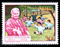 Italy 1970 Maria Montessori unmounted mint.