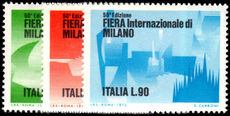 Italy 1972 Milan Fair unmounted mint.