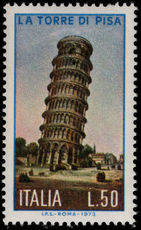 Italy 1973 Leaning Tower of Pisa unmounted mint.