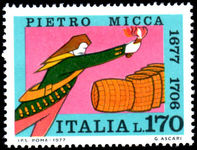 Italy 1977 Pietro Micca unmounted mint.