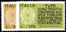 Italy 1977 Taxpayers unmounted mint.
