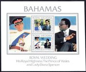 Bahamas 1981 Royal Wedding souvenir sheet unmounted mint.