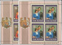 Cook Islands 1981 Royal Wedding sheetlets unmounted mint.