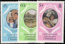 Dominica 1981 Royal Wedding unmounted mint.