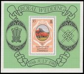 Dominica 1981 Royal Wedding souvenir sheet unmounted mint.