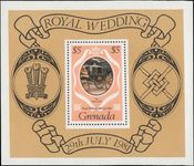 Grenada 1981 Royal Wedding souvenir sheet unmounted mint.