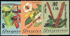 Guyana 1981 Royal Wedding 2nd issue unmounted mint.