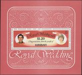 Kiribati 1981 Royal Wedding souvenir sheet unmounted mint.