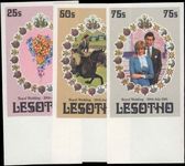 Lesotho 1981 Royal Wedding imperf unmounted mint.
