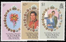Solomon Islands 1981 Royal Wedding unmounted mint.