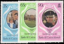 Turks & Caicos Islands 1981 Royal Wedding unmounted mint.