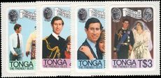 Tonga 1981 Royal Wedding unmounted mint.