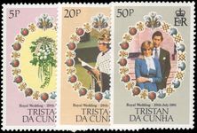 Tristan da Cunha 1981 Royal Wedding unmounted mint.