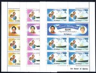 Tuvalu 1981 Royal Wedding sheetlets unmounted mint.