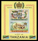 Tanzania 1981 Royal Wedding souvenir sheet unmounted mint.