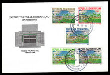 Dominican Republic 1993 New Dominican Postal Institute Building first day cover.