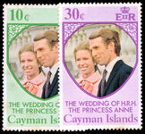Cayman Islands 1973 Royal Wedding unmounted mint.
