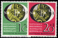 West Germany 1951 National Philatelic Exhibition unmounted mint.
