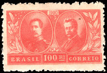 Brazil 1920 King of the Belgians unmounted mint.