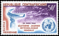 Central African Republic 1964 World Meteorological Day unmounted mint.