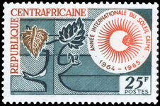 Central African Republic 1964 International Quiet Sun Years unmounted mint.