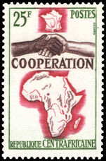 Central African Republic 1964 French African and Malagasy Co-operation unmounted mint.