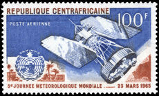 Central African Republic 1965 World Meteorological Day unmounted mint.