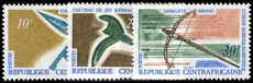 Central African Republic 1968 Hunting Weapons unmounted mint.