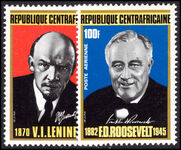 Central African Republic 1970 World Leaders unmounted mint.