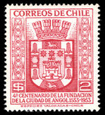 Chile 1954 400th Anniversary of Angol City lightly mounted mint.
