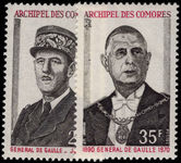 Comoro Islands 1971 Gen. de Gaulle unmounted mint.