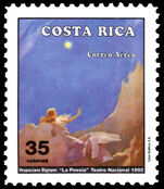 Costa Rica 1992 Paintings in National Theatre unmounted mint