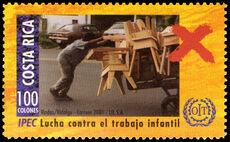 Costa Rica 2001 Child Labour Eradication Campaign unmounted mint.