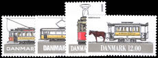Denmark 1994 Trams unmounted mint.