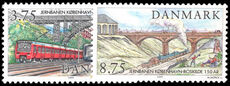 Denmark 1997 150th Anniversary of Copenhagen-Roskilde Railway unmounted mint.