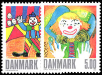 Denmark 2002 Europa. Circus unmounted mint.