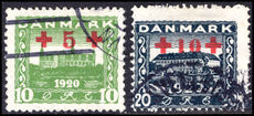 Denmark 1921 Red Cross fine used.
