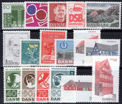 Denmark 1972 Commemorative Year set unmounted mint.