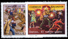 El Salvador 1994 Traditional Dances unmounted mint.