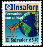 El Salvador 1999 Fifth Anniversary of Salvadoran Institute for Professional Development unmounted mint.