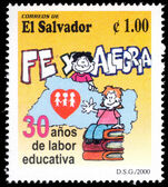 El Salvador 2000 30th Anniversary of Educational Work. unmounted mint.