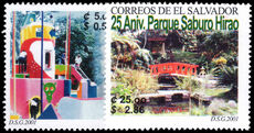 El Salvador 2001 25th Anniversary of Saburo Hirao Park unmounted mint.